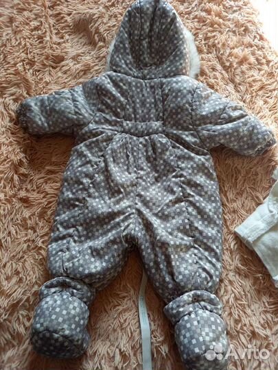 Комбинезон зимний-демисезонный 68 см