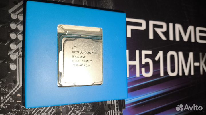 Комплект core i5 10400f+матплата Asus prime h510m