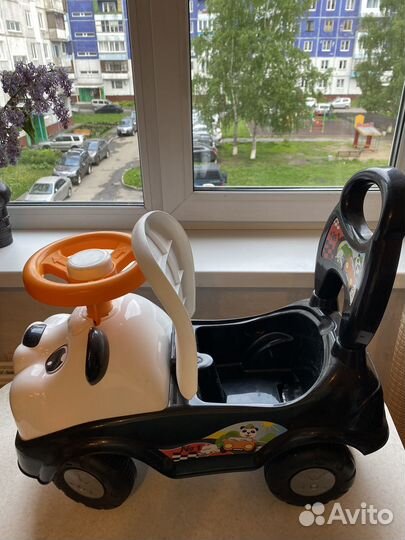 Машинка-каталка толокар Панда, Полесье