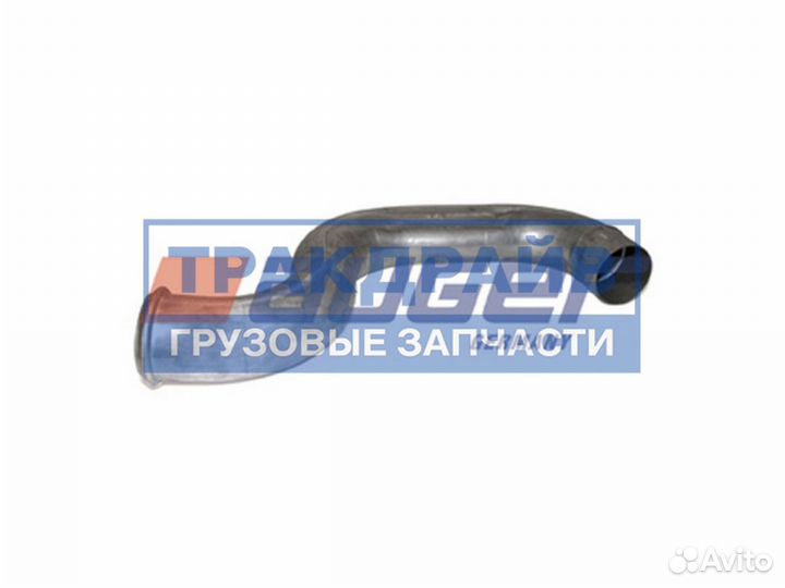 Труба глушителя от бочки до малой бочки FH12 H-810