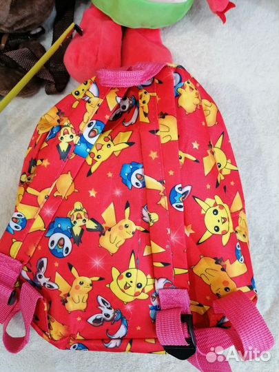 Мягкие игрушки Симбочка, Лисичка, рюкзаки