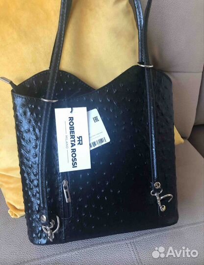 Сумка женская натуральная кожа Италия