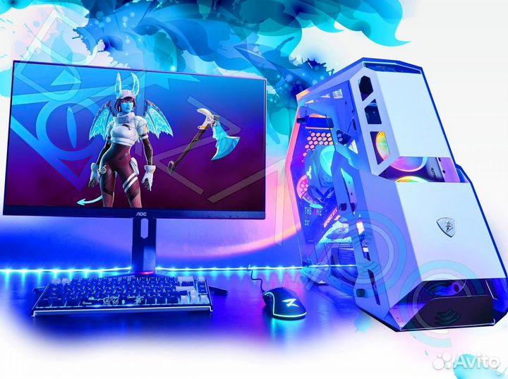 Новый игровой пк Ryzen 5 3600x / AMD RX 6750XT