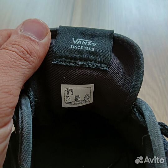 Кеды Vans Old Skool Black 40 Оригинал