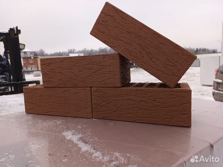 Кирпич облицовочный какао Ольха-1
