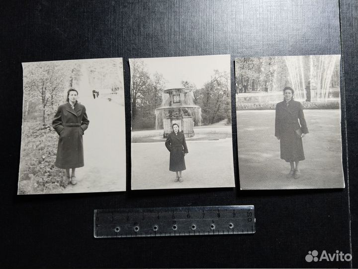 Женщина фонтан мода пальто мини фото СССР