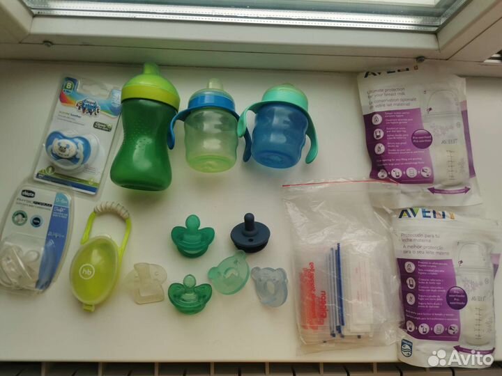 Бутылочки Авент бу, поильники, молокоотсос Авент