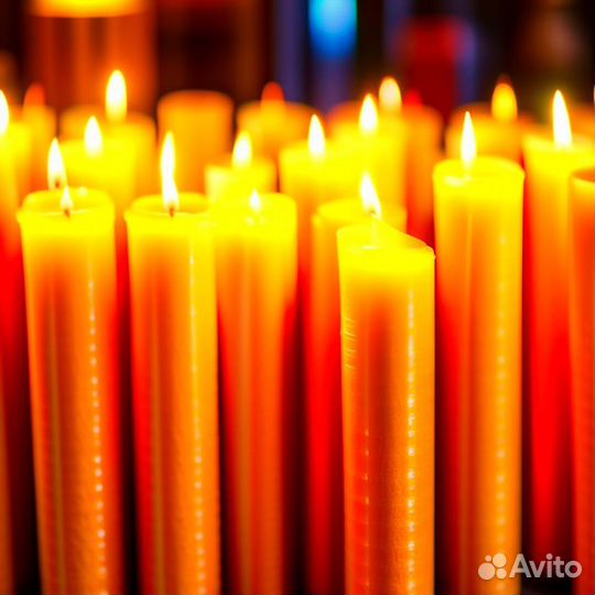 Свечи восковые церковные 150шт 1кг