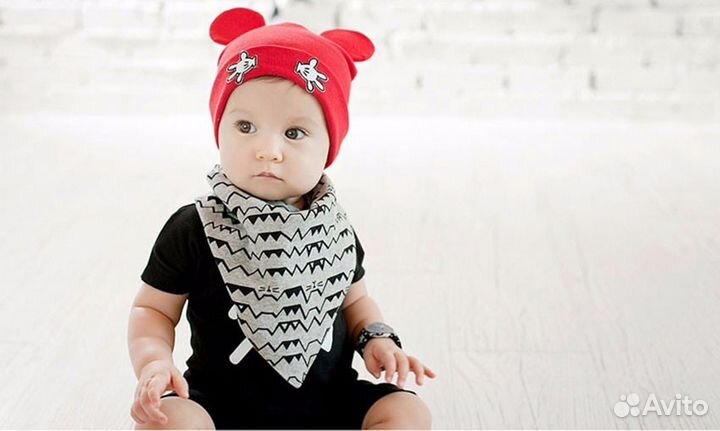 Много летних, весенних стильных шапок для малышей