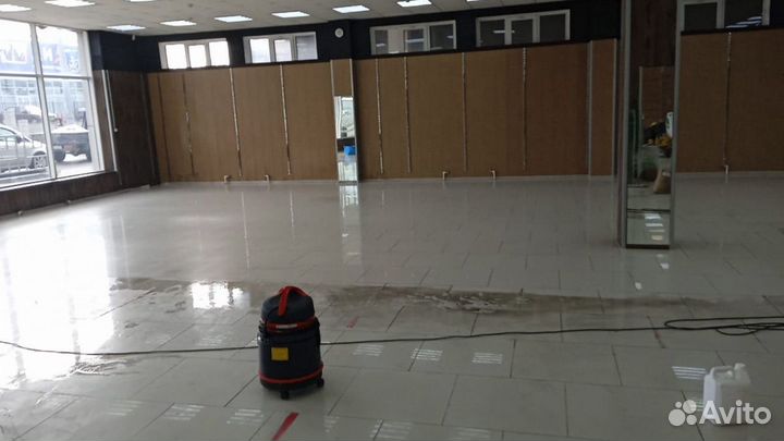 Уборка после ремонта, промышленный клининг Новорос