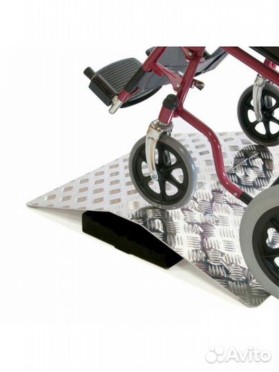 Пандус перекатной для колясок 68х75 см (алюминий)