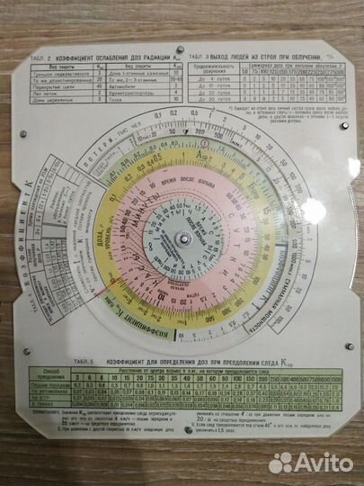 Радиационная линейка Линейка рл