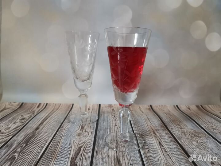 Рюмки стопки с металлическим дном