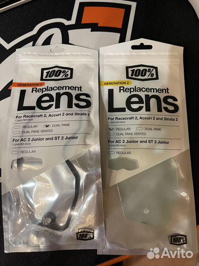 Линзы для кроссовых очков 100