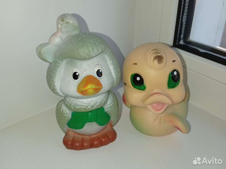Резиновые игрушки времён СССР
