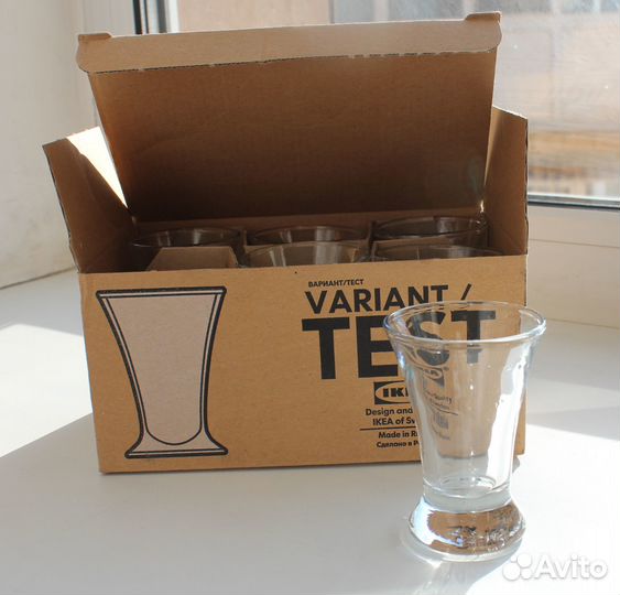 Стаканы Variant test IKEA 6шт