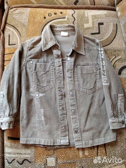Рубашки,джинсы мальчику для дет садика на5,6 лет