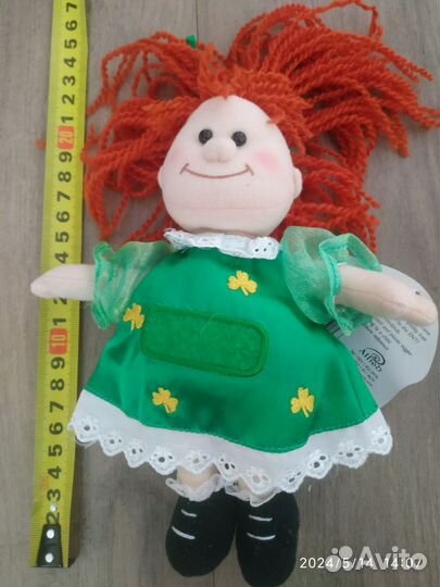 Тряпичная кукла, сувенир из Ирландии