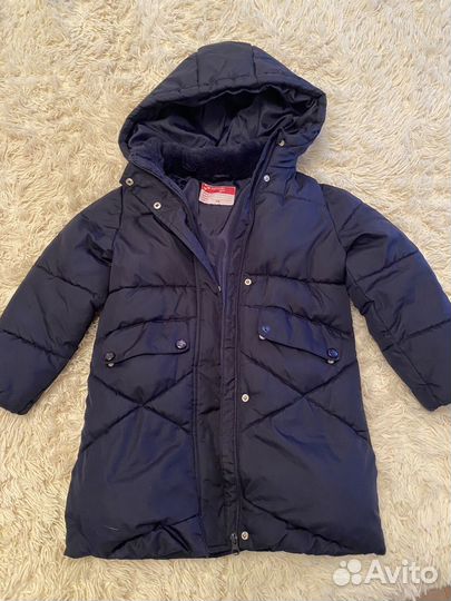 Куртка зимняя для девочки 116