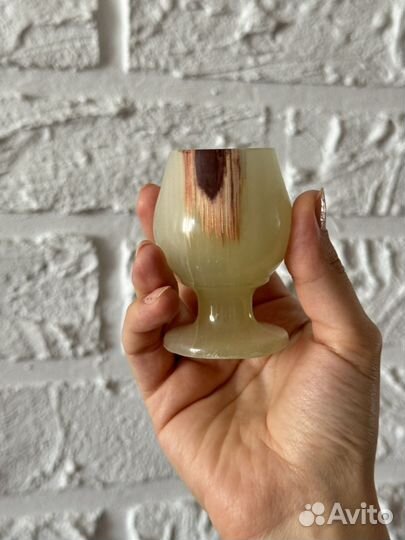 Стопка рюмка из оникса 1 штука