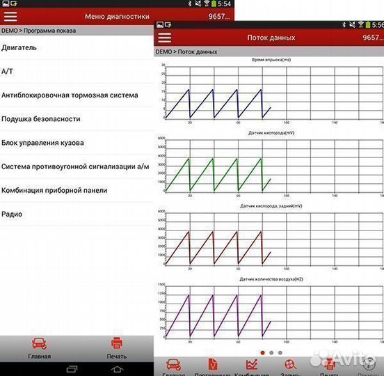 Автосканер мультимарочный x431 Launch Thincar PRO+