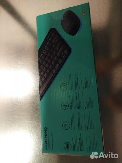 Новое Клавиатура+ беспроводная мышь Logitech MK245