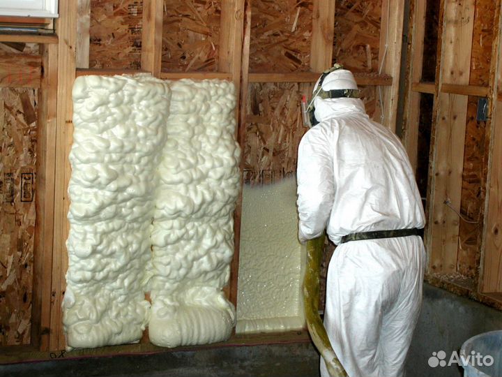 Утепление пенополиуретаном потолка дома