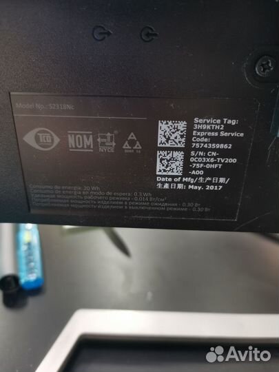 Монитор dell S2318Nc 23 дюйма