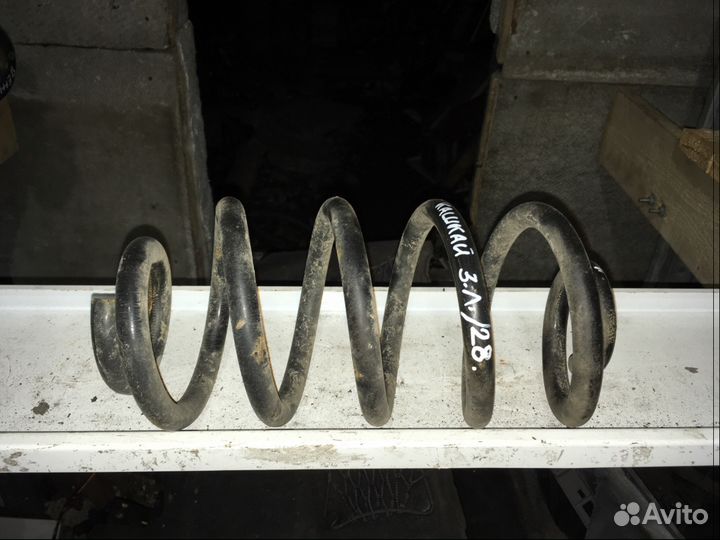 Пружина задняя Nissan Qashqai J10