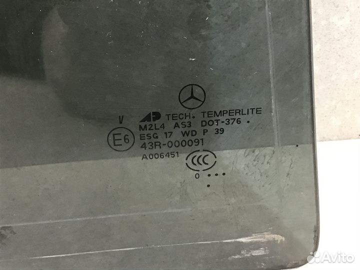 Стекло двери задней правой Mercedes Benz GL-Class