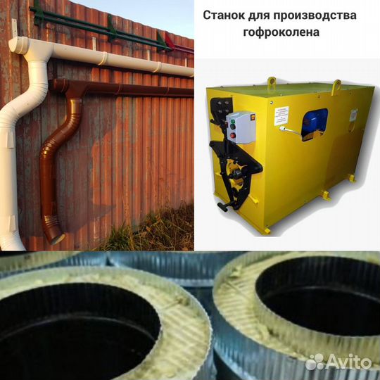 Круглогиб - станок для производства желобов стока