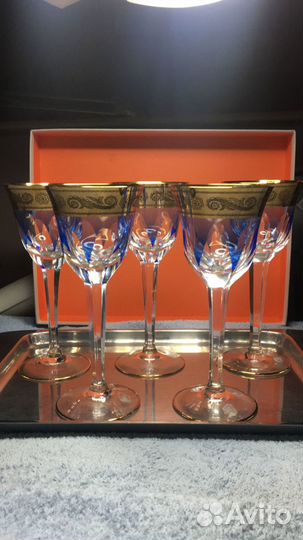 Хрустальные фужеры бокалы