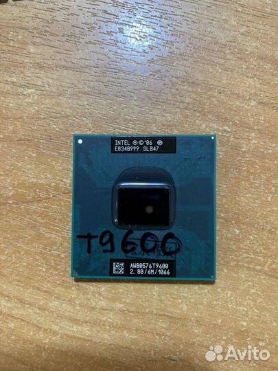 Процессор для ноутбука T9600 2.8GHz 6Mb 1066MHz