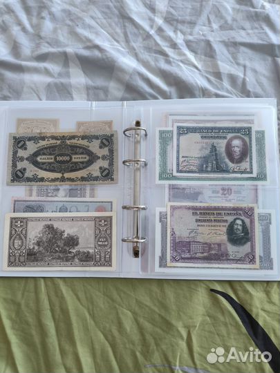 Коллекция старинных банкнот