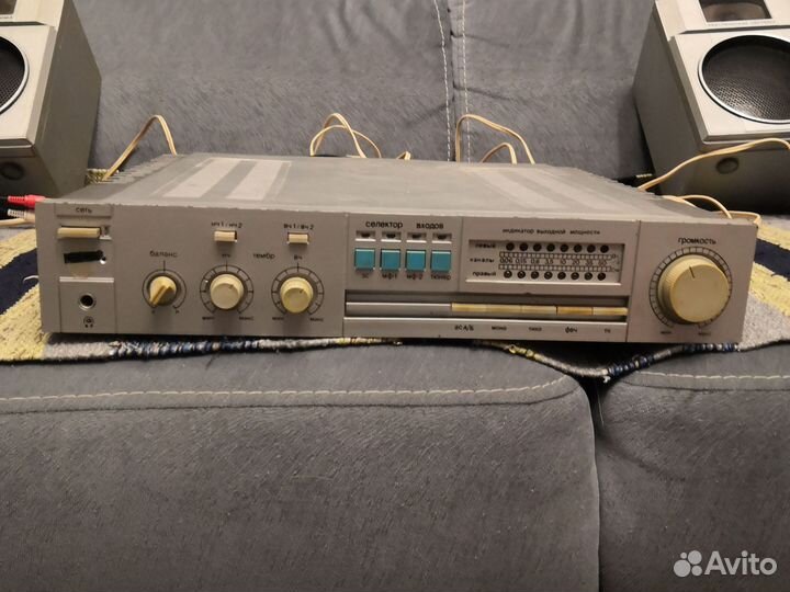 Усилитель амфитон 75у-202с с колонками 15ас-201