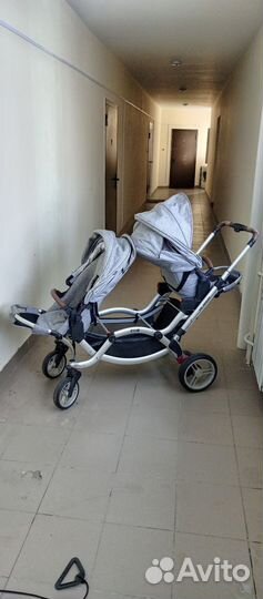 Коляска 2 в 1 для двойни или погодок FD design