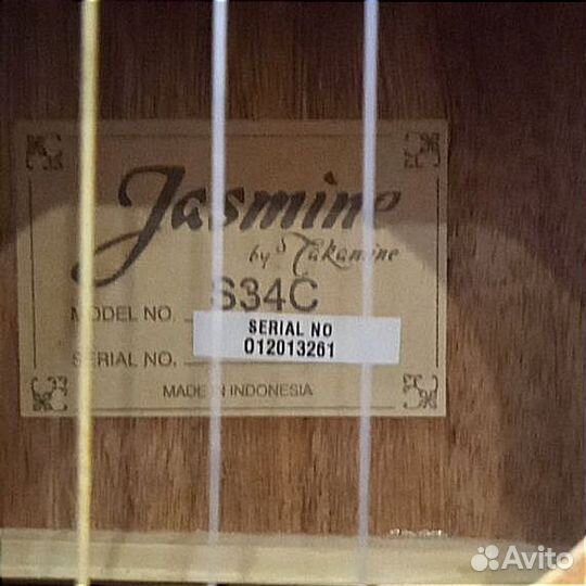 Акустическая гитара Takamine Jasmine S34C