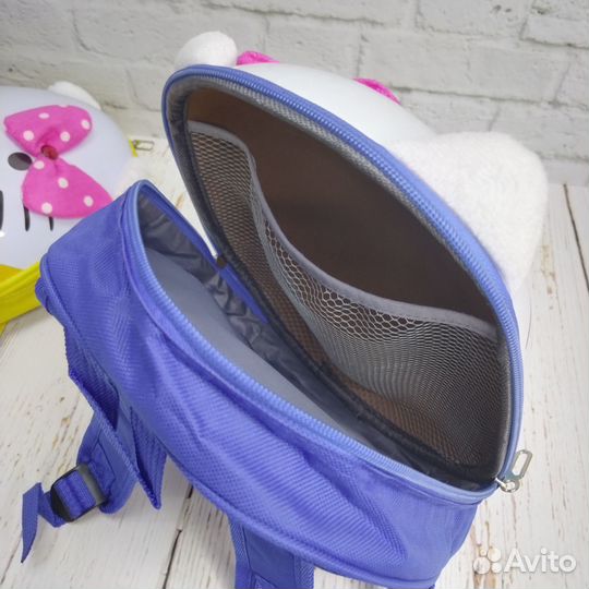 Детский рюкзак hello kiitty голубой