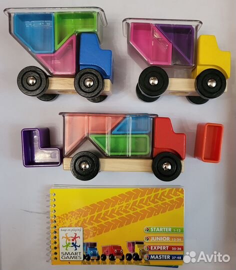 Мини-игра головоломка smart games Грузовички