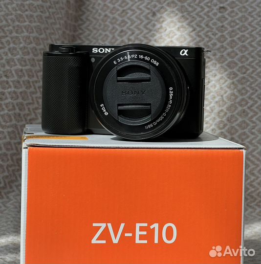 Беззеркальный фотоаппарат sony zv-e10 kit