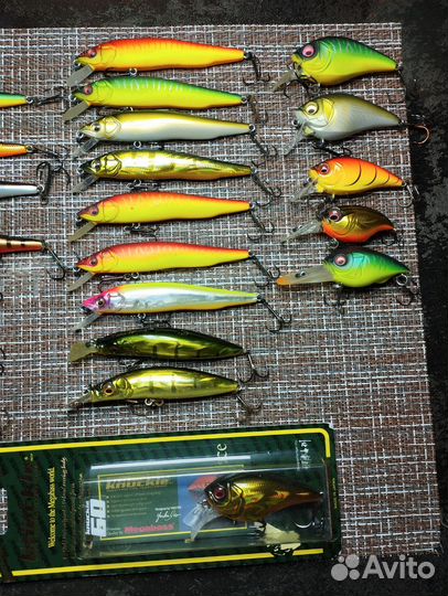 Воблеры фирм megabass, rapala, zipbaits, daiwa