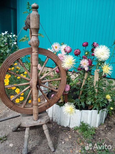 Прялка деревянная старинная