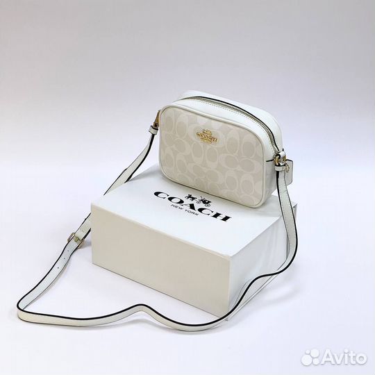 Сумка coach белая