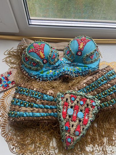 Костюм для восточных танцев клеопатра