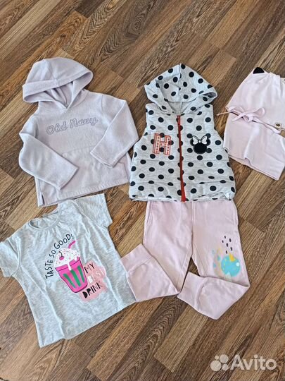 Жилетка, брюки, кофта. костюм для девочки 80 86