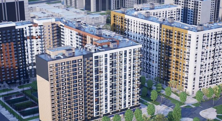 2-к. квартира, 61,6 м², 5/21 эт.