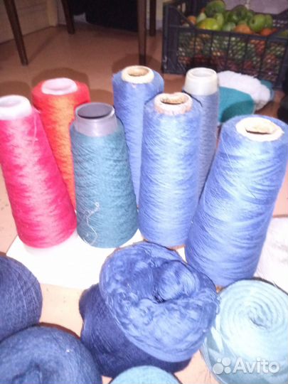 Мешок пряжа-нитки для вязания СССР