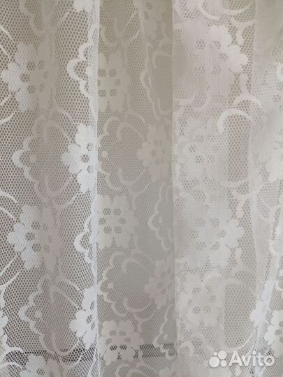 Шторы занавеска тюль белая 3х4