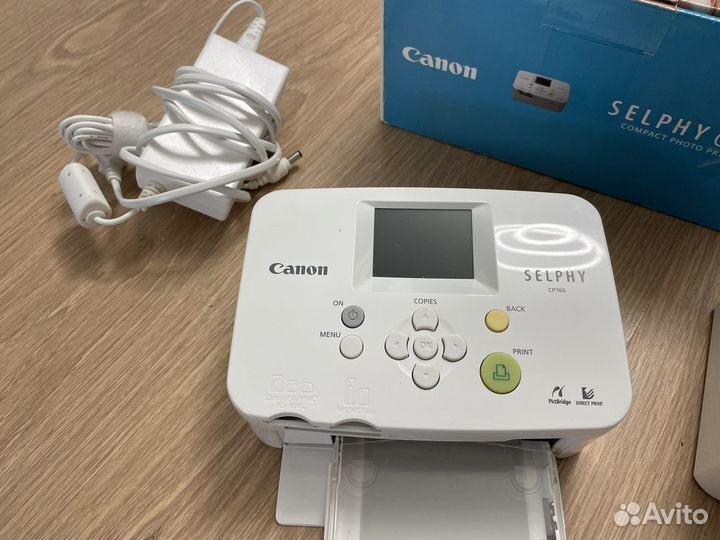 Фотопринтер canon selphy cp760 2 штуки