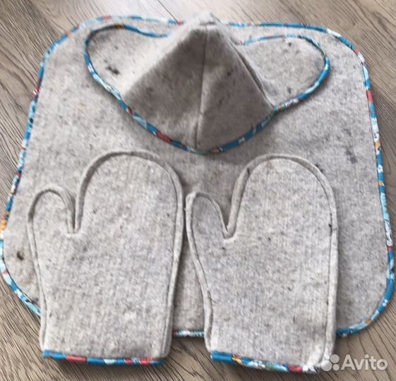 Комплект для бани и сауны из войлока